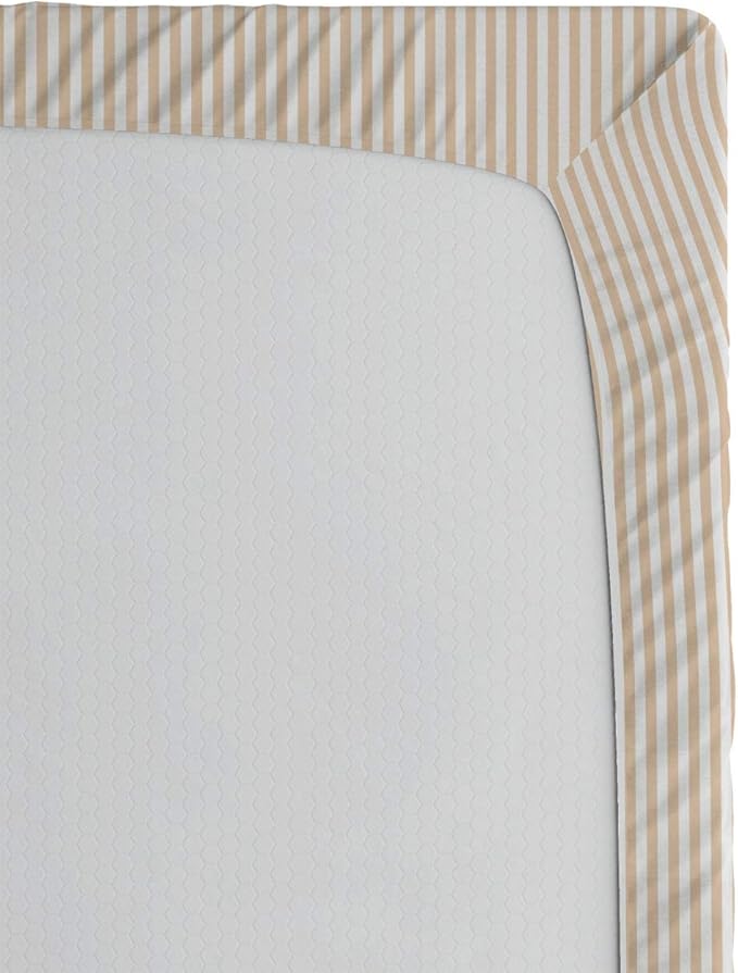 Ambesonne Christmas 2 Pack Fitted Sheet, Fox in Ice Skate Boot, Bed Cover All-Round Elastic Deep Pockets 2 Pieces, Package Contains 2 Full Size Fitted Sheets, Beige Seafoam and Amber