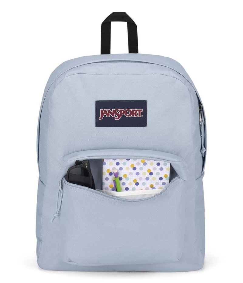 JanSport SuperBreak One Backpacks - Durable, Lightweight Bag with 1 Main Compartment, Front Utility Pocket with Built-in Organizer - Premium Backpack - Blue Dusk