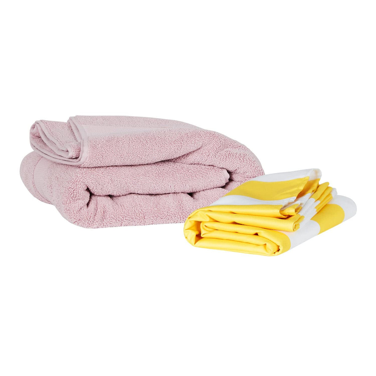 Dock & Bay Beach Towel - Quick Dry, Sand Free - Compact, Lightweight - 100% Recycled - Includes Bag - Cabana - Boracay Yellow - Large (160x90cm, 63x35)