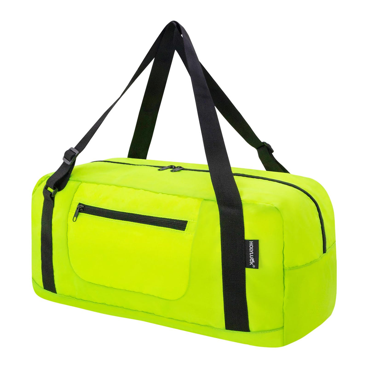 HOLYLUCK Foldable Travel Duffel Bag For Women & Men Luggage Great for Gym - Fluorescent yellow