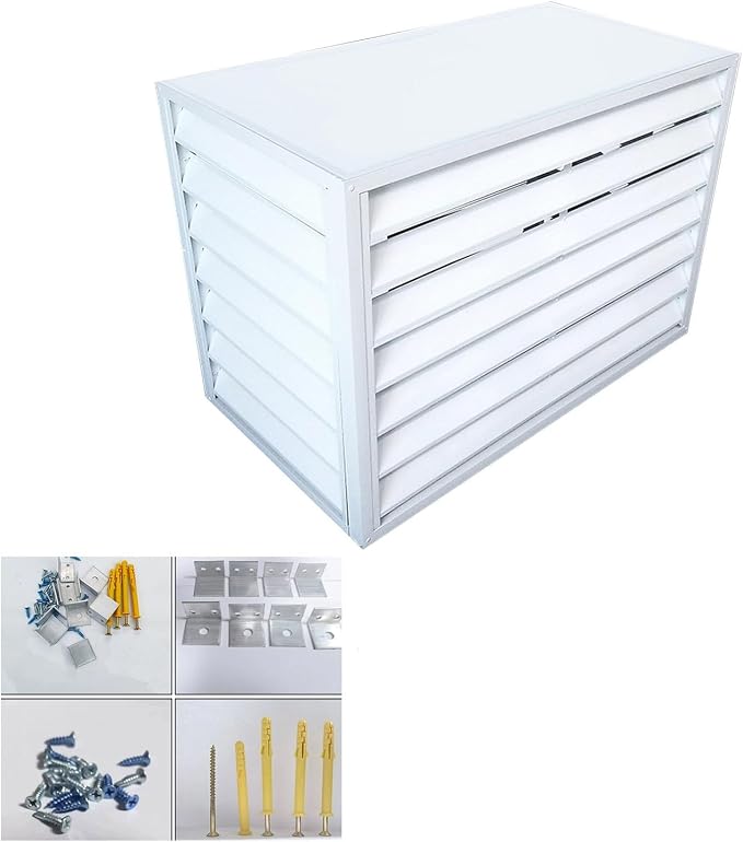 Aluminum Outdoor Condenser Protective Cover, freestanding Enclosure to Cover