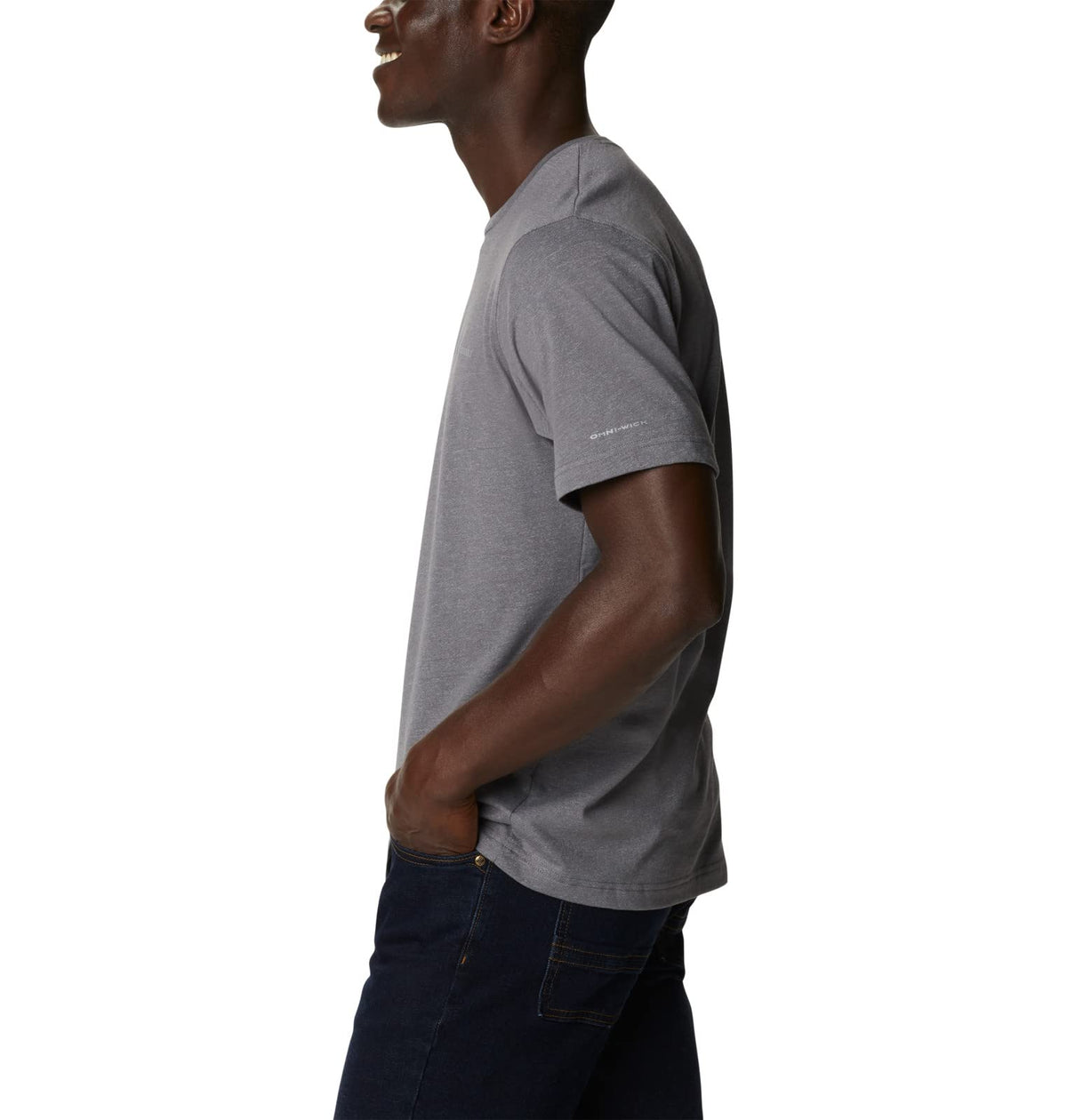 Columbia Mens Thistletown Hills Short Sleeve T-Shirt, City Grey Heather, X-Large Tall