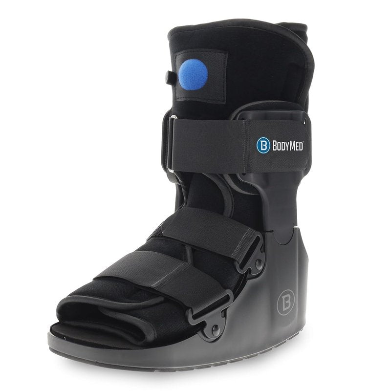 BodyMed Air CAM Walking Fracture Boot, Medium, 12.3" Tall - Adjustable and Shock-Absorbing Support for Foot and Ankle Recovery - Fits Left & Right Foot