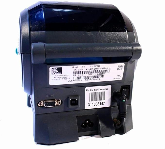 Zebra ZP500 Plus ZP500-0103-0017 Direct Thermal Barcode Label Printer USB/Peeler (Renewed)