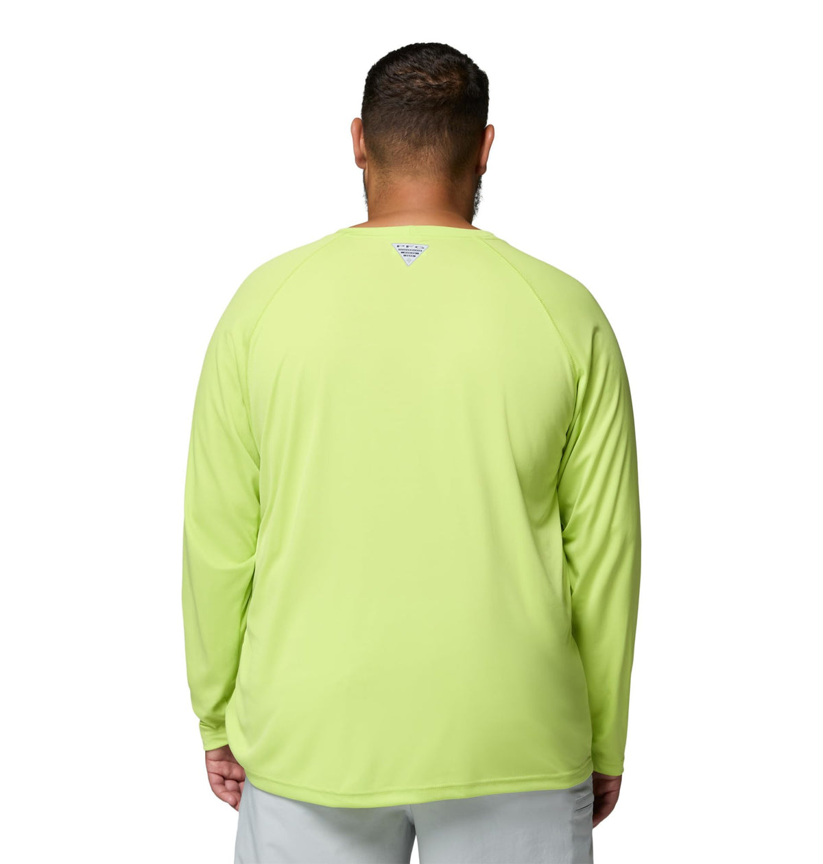 Columbia Men's PFG Terminal Tackle Long Sleeve Fishing Shirt, Voltage/White Logo, 2X