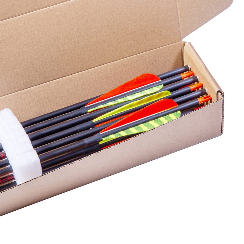 Pinals Archery 340 400 500 Spine Carbon Arrows for Compound Recurve Bows Hunting Target Traditional Longbow 31 inch Arrow Shaft 12PCS(500 31")