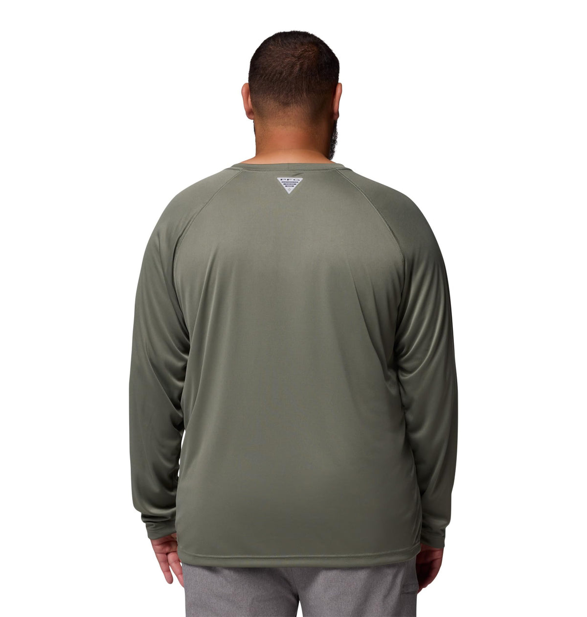 Columbia Men's PFG Terminal Tackle Long Sleeve Fishing Shirt, Cypress/Dark Stone Logo, Medium