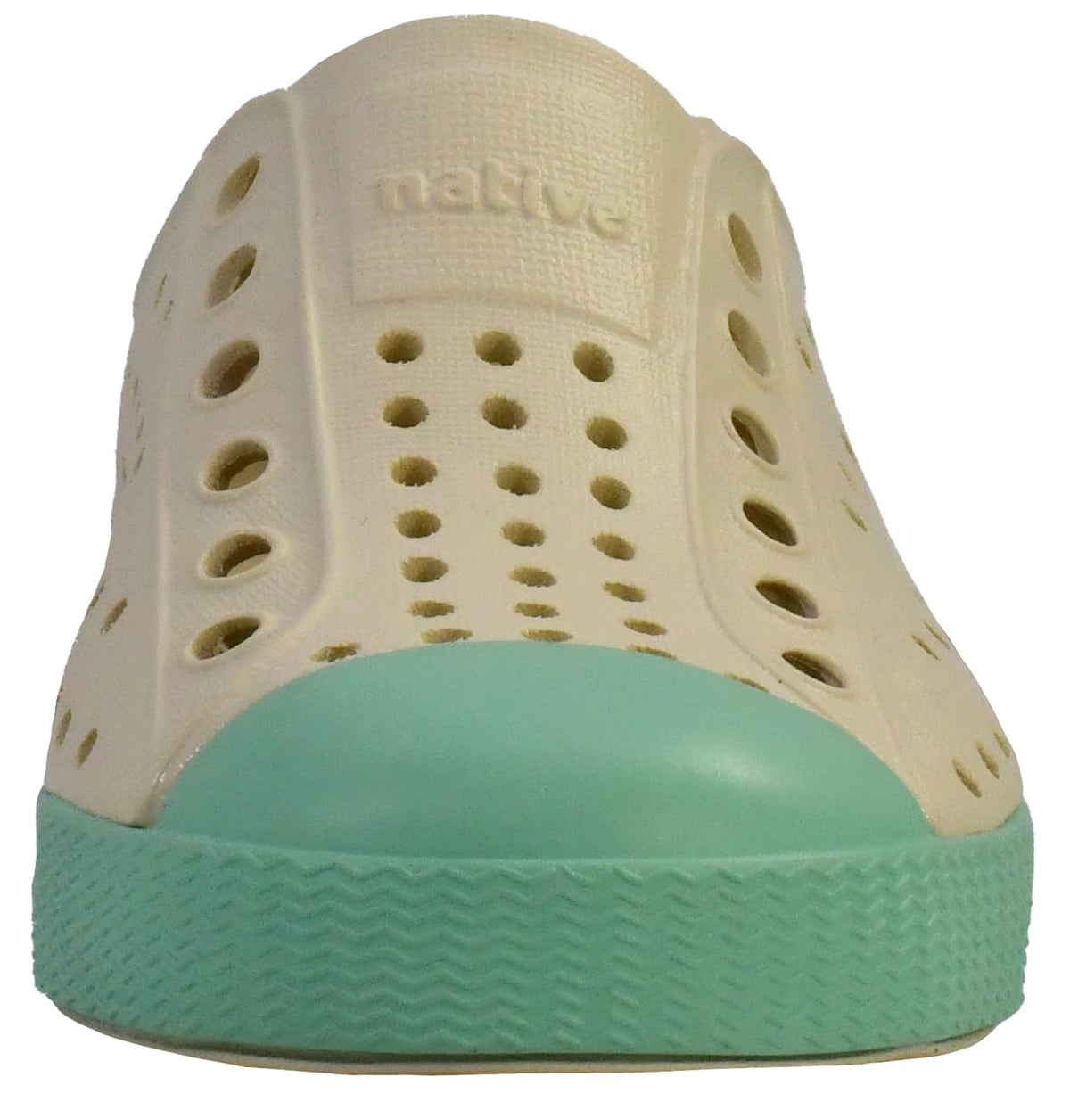 Native Shoes Unisex-Kids Jefferson Sneakers, Bone White/Fresco Green, 11 Little Kid