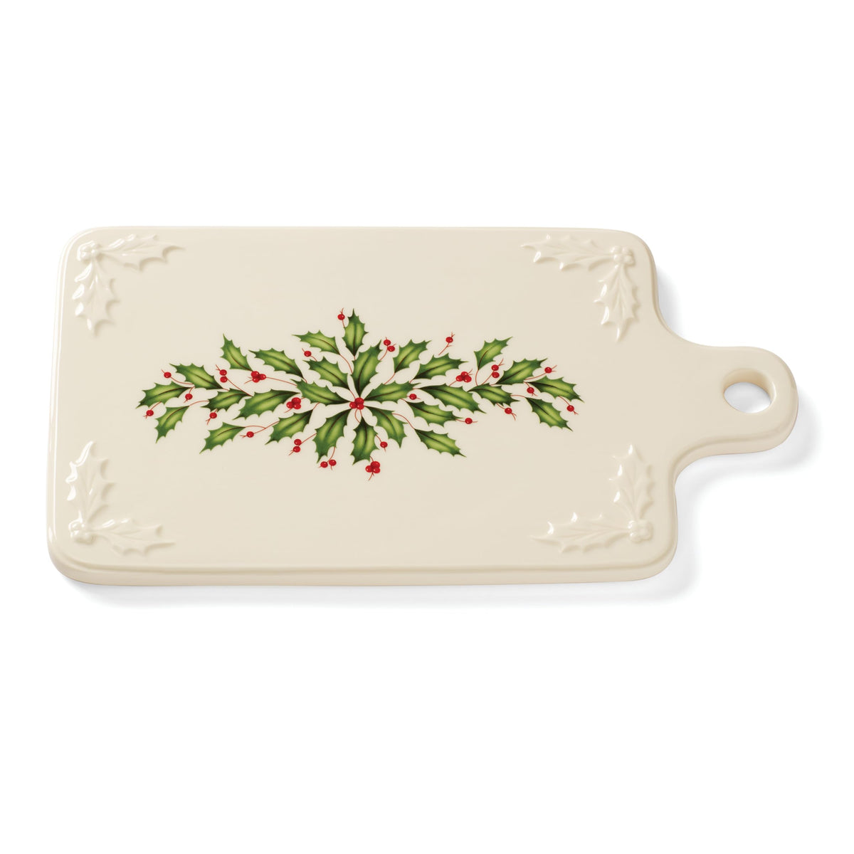 Lenox Holiday Porcelain Oblong Christmas Serving Platter