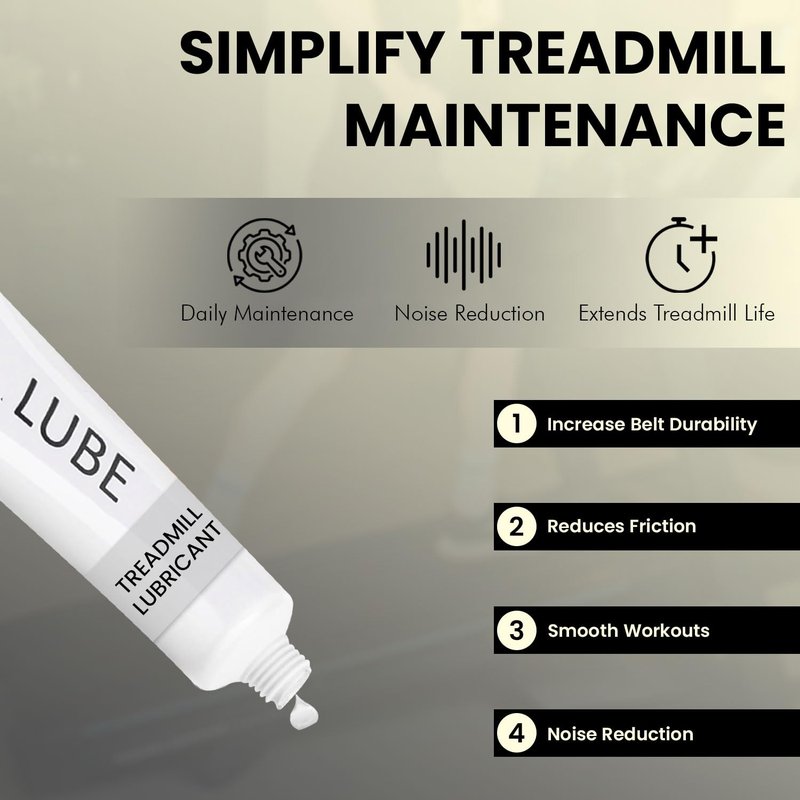 Spirit Sole Treadmill Lubricant Tube of Tread Belt Deck Lube 100% Silicone Lubricant Oil Maintenance Lubricant p/n N020001 - Set of 2