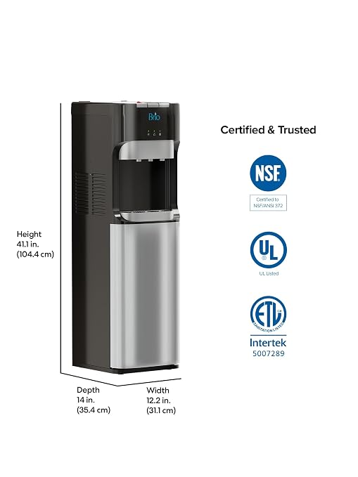 Brio 400 Series Self-Cleaning UV Bottleless Water Cooler Dispenser -