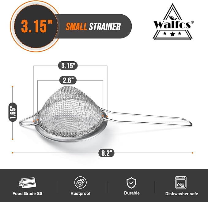 Walfos Small Fine Mesh Strainer