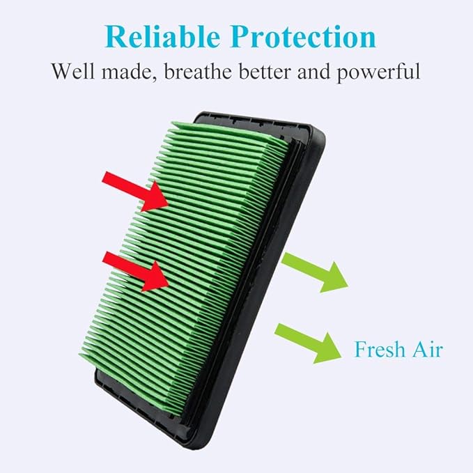 HOODELL 5 Pack 17211-zl8-023 Air Filter, Compatible