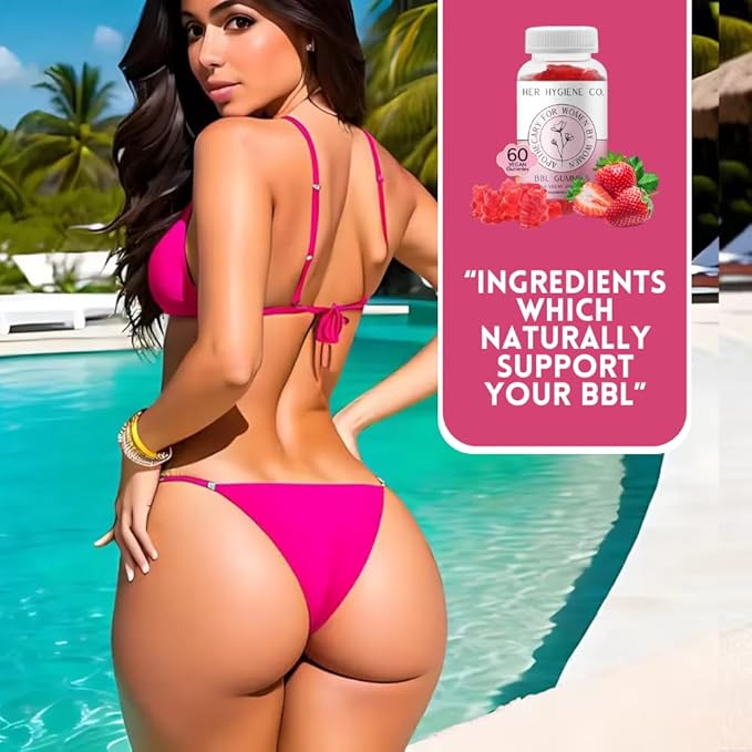 Booty Boosting Gummies and Chest Support Gummies