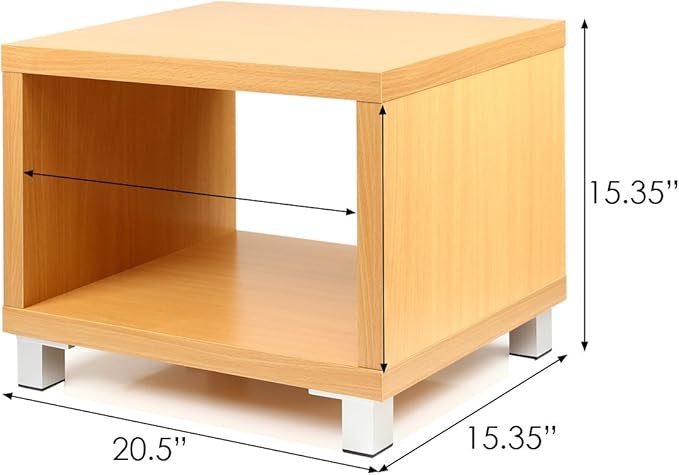Furinno XBF66-C Nihon Contemporary Side/End Table, Light Cherry