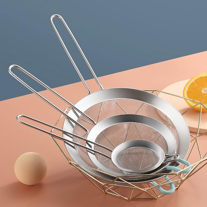 304 Stainless Steel 5.51 inch Fine Mesh Strainers