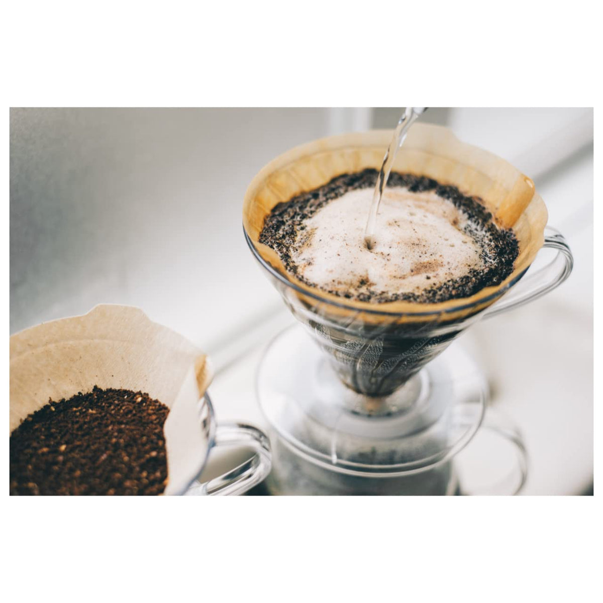 Hario V60 Paper Coffee Filter, Size 01, Natural, 100ct Box