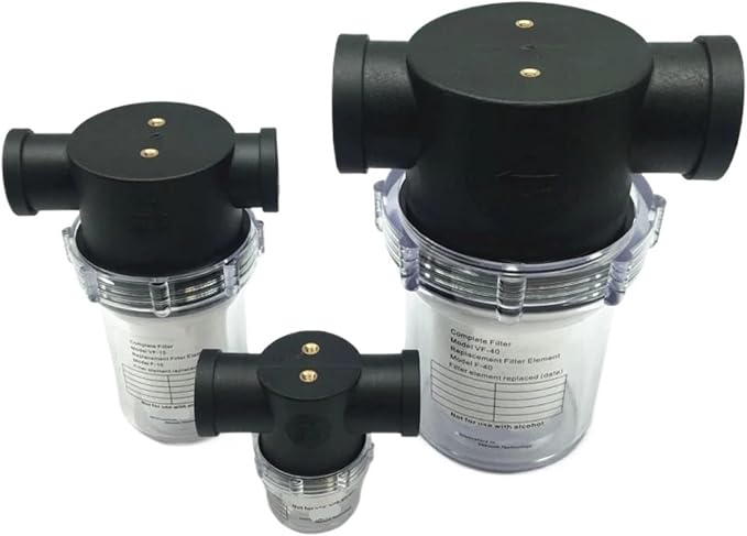 Vacuum pump filter, VF25 VF40 large flow negative pressure vacuum air filter