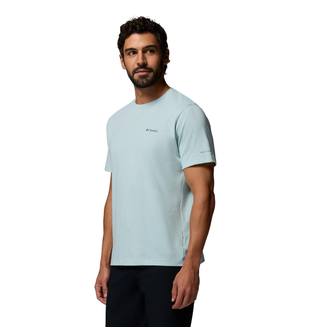 Columbia Men's Thistletown Hills Short Sleeve T-Shirt, Crushed Blue/Heather, XX-Large