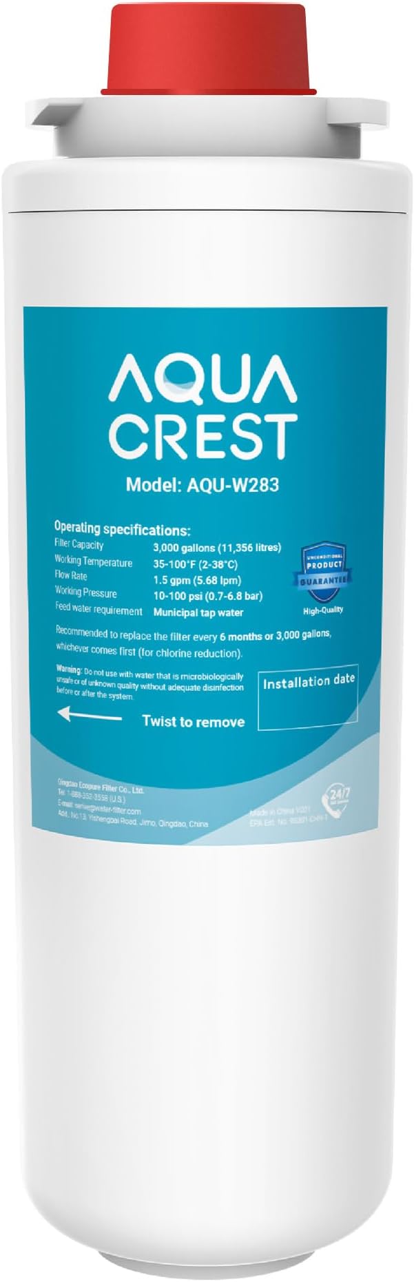 AQUA CREST Replacement Filter for Elkay® 51300C, Compatible