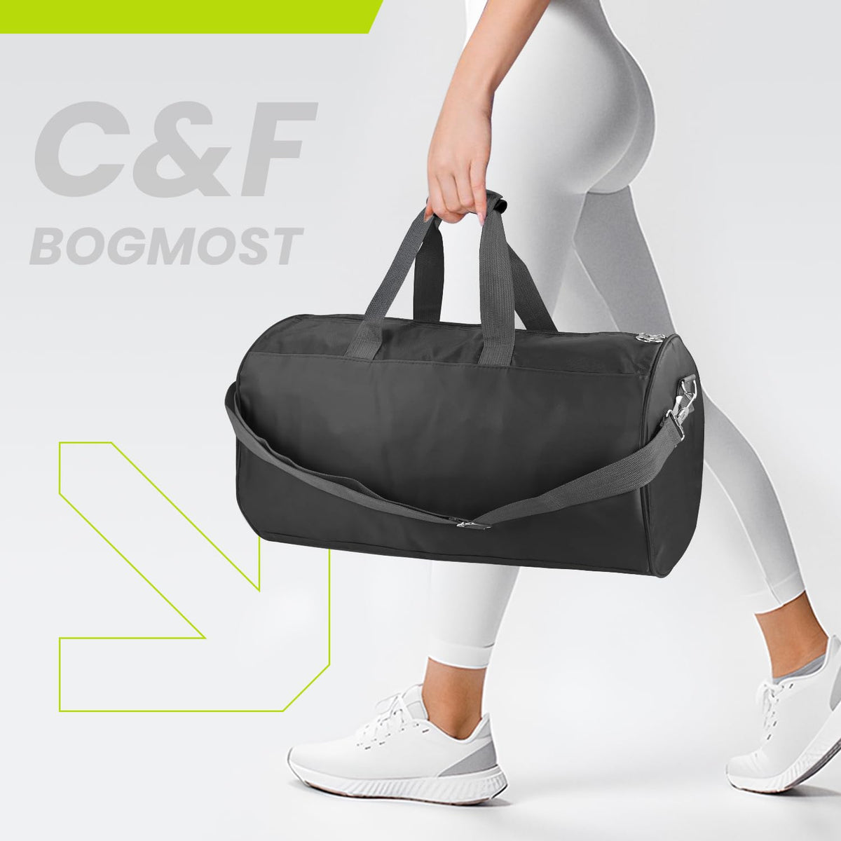 C&F BOGMOST Small Travel Duffel Bag Foldable Waterproof Gym Bag for Gym Beach Swim Bag Men Women Duffle Bag Lightweight Oxford Cloth Sports Bag-Sky Blue