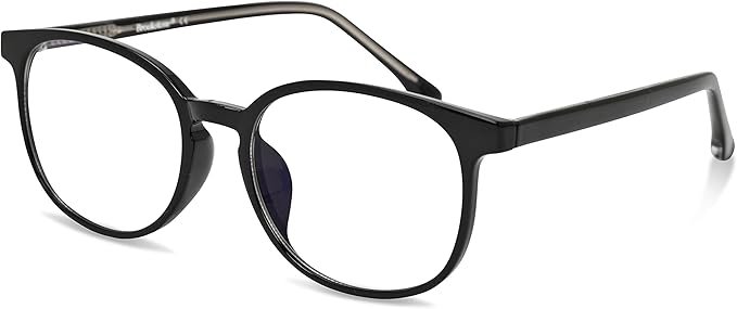 Brookstone Blue Light Blocking Glasses For Women and Men Computer Gaming Eye Protection UV Blocker With Pouch Cloth and Spray