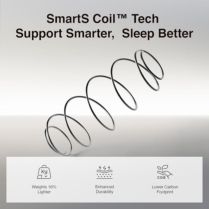 Novilla Twin Mattress, 8 Inch Twin Size Mattresses in a Box with Smarts™ Coil for Pressure Relief, Medium Plush Foam and Spring Hybrid Colchones with CertiPUR-US Certified for Kid for Kidss