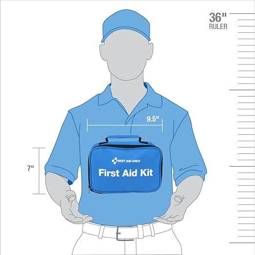 First Aid Only All-Purpose Emergency First Aid Kit for Home, Work, and Travel, 160 Pieces