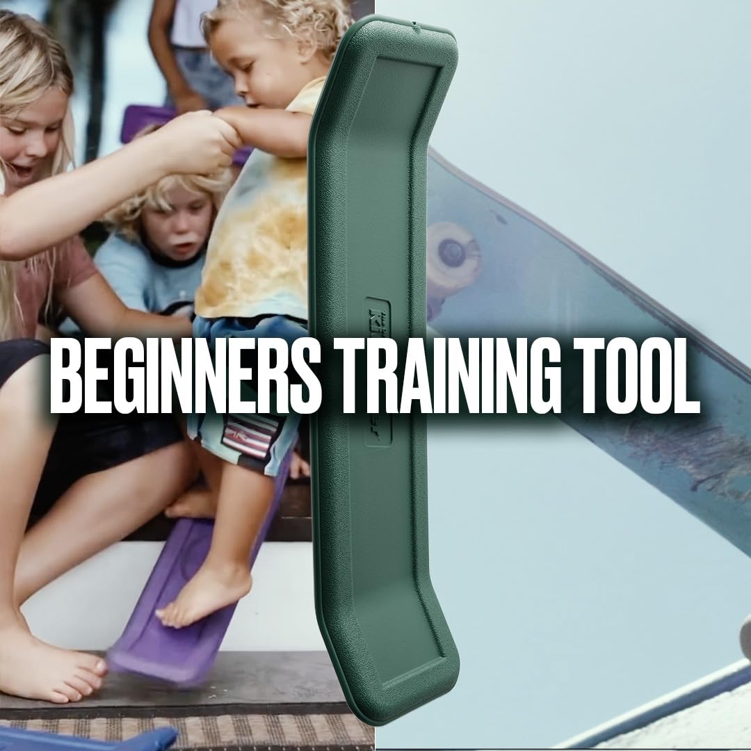 Kickflipper Balance Board, a Fun, Lightweight Trainer That Builds Balance and Confidence (Black)