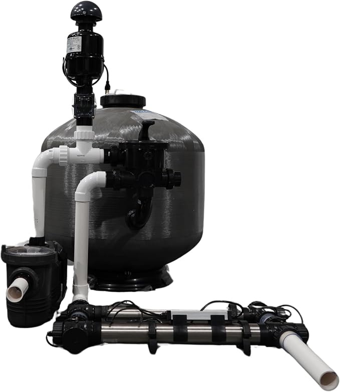 HALF OFF PONDS Simply Clear PRO Koi Pond Filter System: 2HP Blower, 160 watt UV