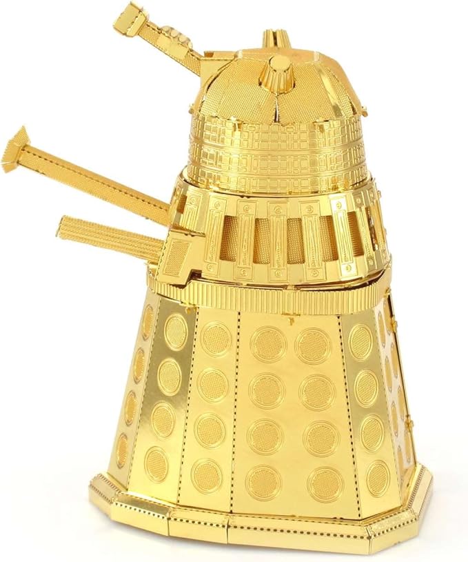 Fascinations Metal Earth Doctor Who Gold Dalek 3D Metal Model Kit