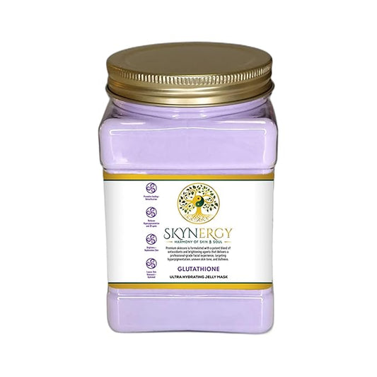 Glutathione Jelly Masks -Professional Grade HydroGlo Peel Off Face Mask, Radiance, Reduced Wrinkles, Fine Lines, Inflammation & Pigmentation Vajafacial Jelly Mask | 12 Applications (30 fl oz)