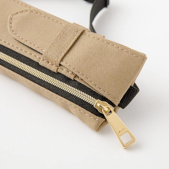 DESIGNPHIL Midori 41824006 Pen Case, Book Band Pen Case, Beige, For B6-A5