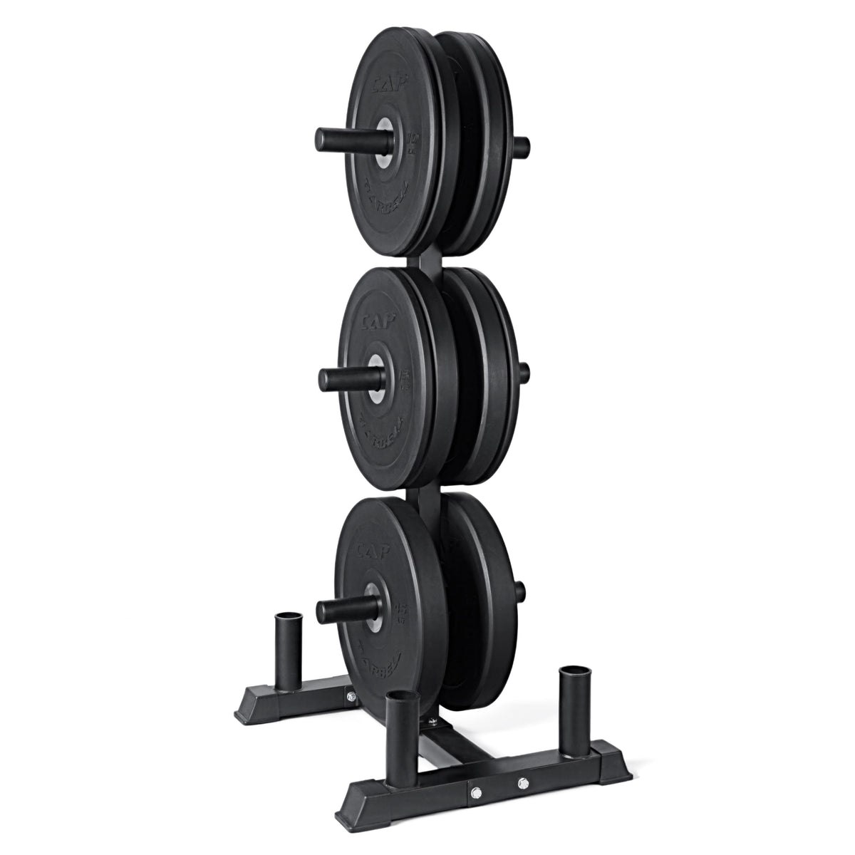 CAP 260lb Competition Olympic Bumper Plate Weight Set