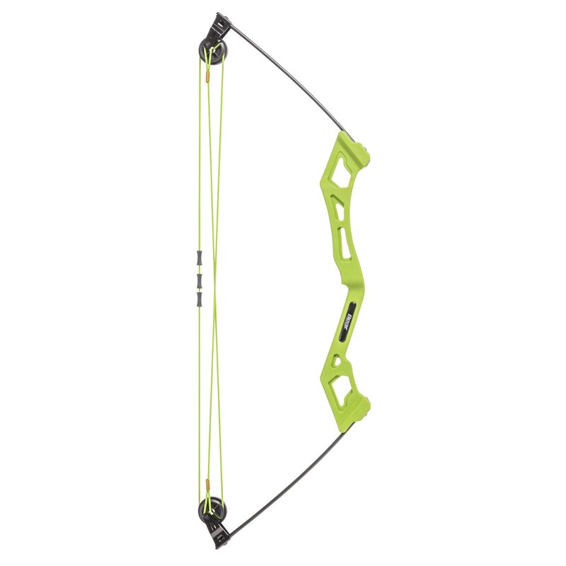 Bear Archery Apprentice Compound Youth Bow, Right Handed, Ages 4-7, Continuous Draw Weight up to 13.5 lbs, Continuous Draw Length up to 24", Ready-to-Shoot Accessories, Flo Green