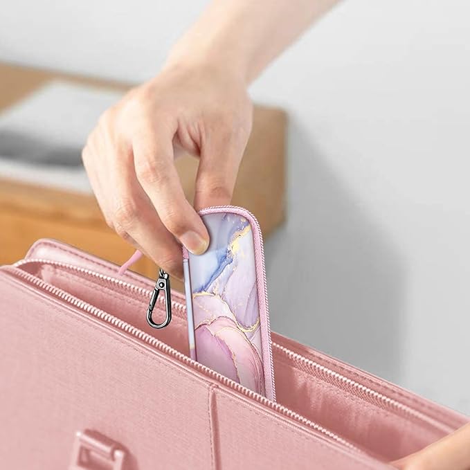 Fintie Pen Holder Case for Apple Pencil Pro, Apple Pencil (USB-C / 1st / 2nd Generation), Soft Neoprene Zipper Carrying Bag Sleeve Pouch for Samsung Stylus, Surface Pen
