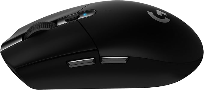 Logitech G305 Lightspeed Wireless Gaming Mouse, Hero 12K Sensor, 12,000 DPI, Lightweight, 6 Programmable Buttons, 250h Battery Life, On-Board Memory, PC/Mac - Black
