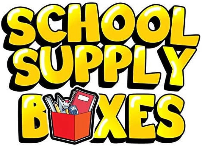 School Supply Boxes | K-5 Case (4 Boxes) | Back to School Essentials Kit for Students & Teachers | Includes Wide-Ruled Paper Products, Crayons, Markers, Colored Pencils, & More