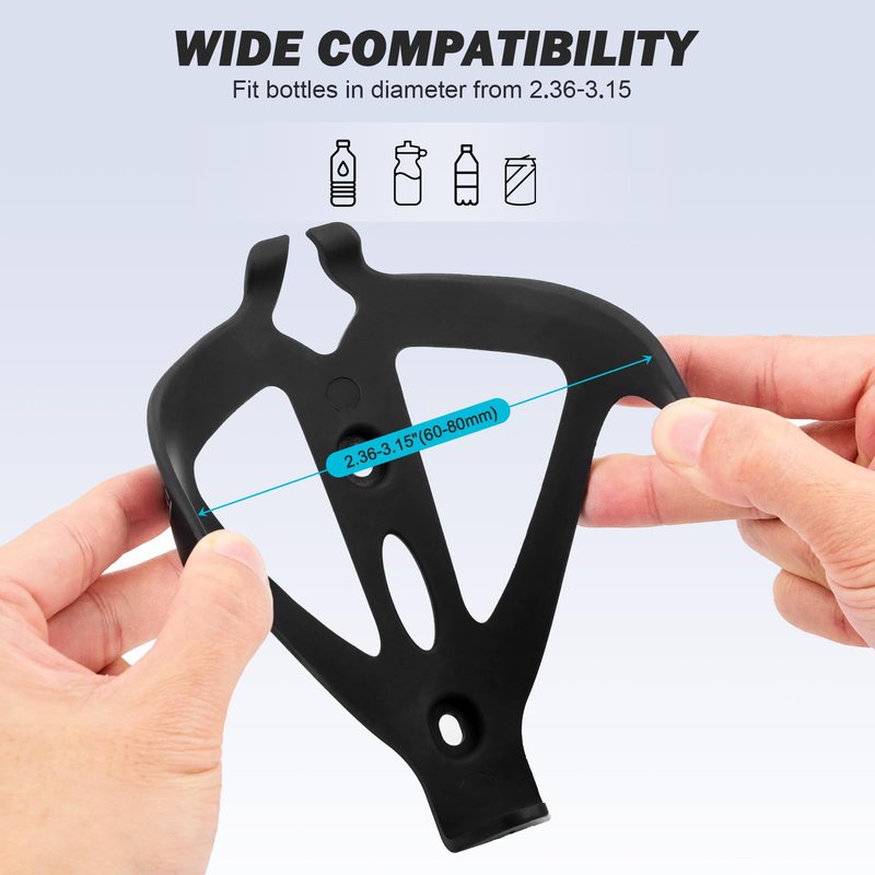 HASAGEI Bicycle Water Bottle Holder with 24 Oz Bottle, Durable Leak-Proof Non-Slip Design, Lightweight & Universal Fit for Mountain/Road Cycling Accessories