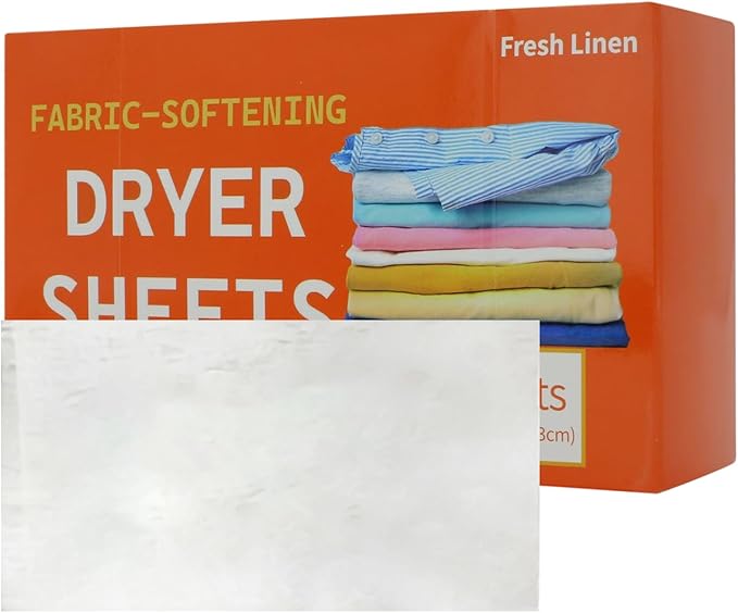 Laundry Dryer Sheets,120 Pieces Scented Clothes Washing Sheets | Anti-Static Non-Woven Fabric Fabric Softener - For Dryer Apartment Washer Dormitory Laundry Bathroom Household