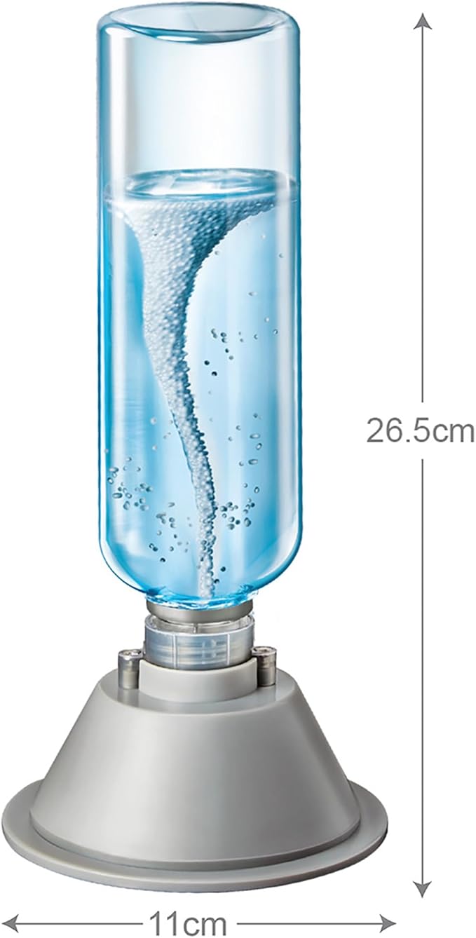 Rhode Island Novelty KidzLabs Thrilling Tornado Maker Kit - Educational Weather Experiment for Kids - Perfect for STEM Classrooms, Science Fairs, and Home Activities
