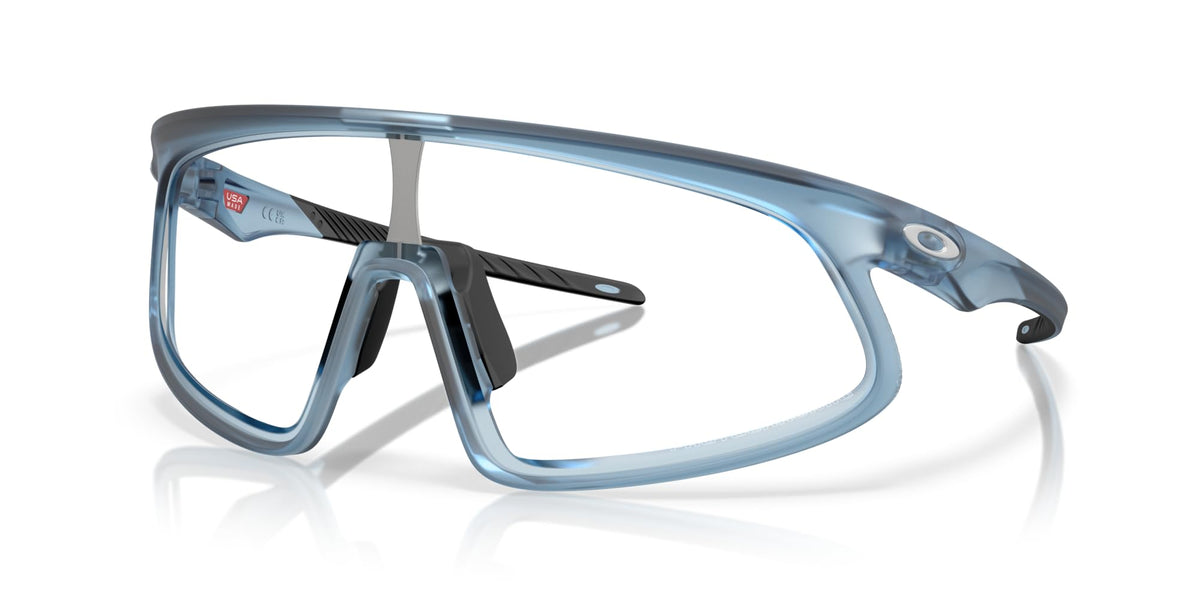 Oakley OO9484D RSLV Sunglasses, Matte Transparent Stonewash/Photochromic, 49 mm