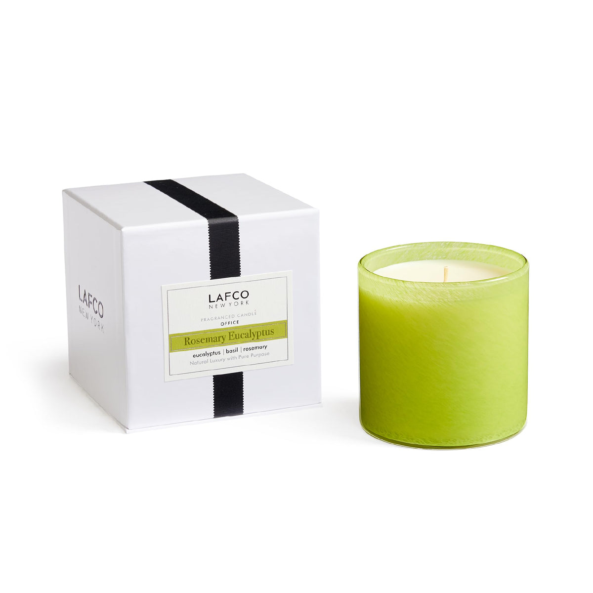 LAFCO New York Signature Candle, Star Magnolia - 15.5 oz - 90-Hour Burn Time - Reusable, Hand Blown Glass Vessel - Made in the USA