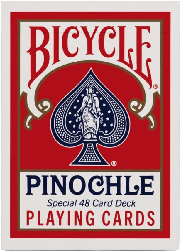 Bicycle Pinochle Playing Cards, Standard Index, 1 Deck