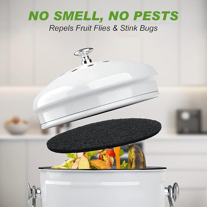 Charcoal Filters for Compost Bucket Activated Charcoal Filter for Countertop