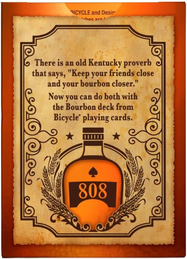 Bicycle Bourbon Playing Cards Brown'