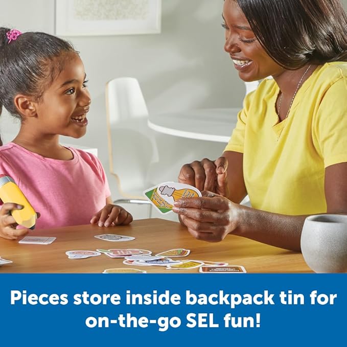 Learning Resources Unpack Your Day Conversation Kit - 32 Pieces, Ages 5+, SEL Toys, Classroom Must Haves, Teacher Supplies, Gifts For Boys And Girls, Speech Materials, Ice Breaker