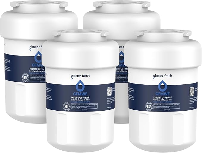 GLACIER FRESH Replacement for MWF Refrigerator Water Filters, SmartWater MWFP