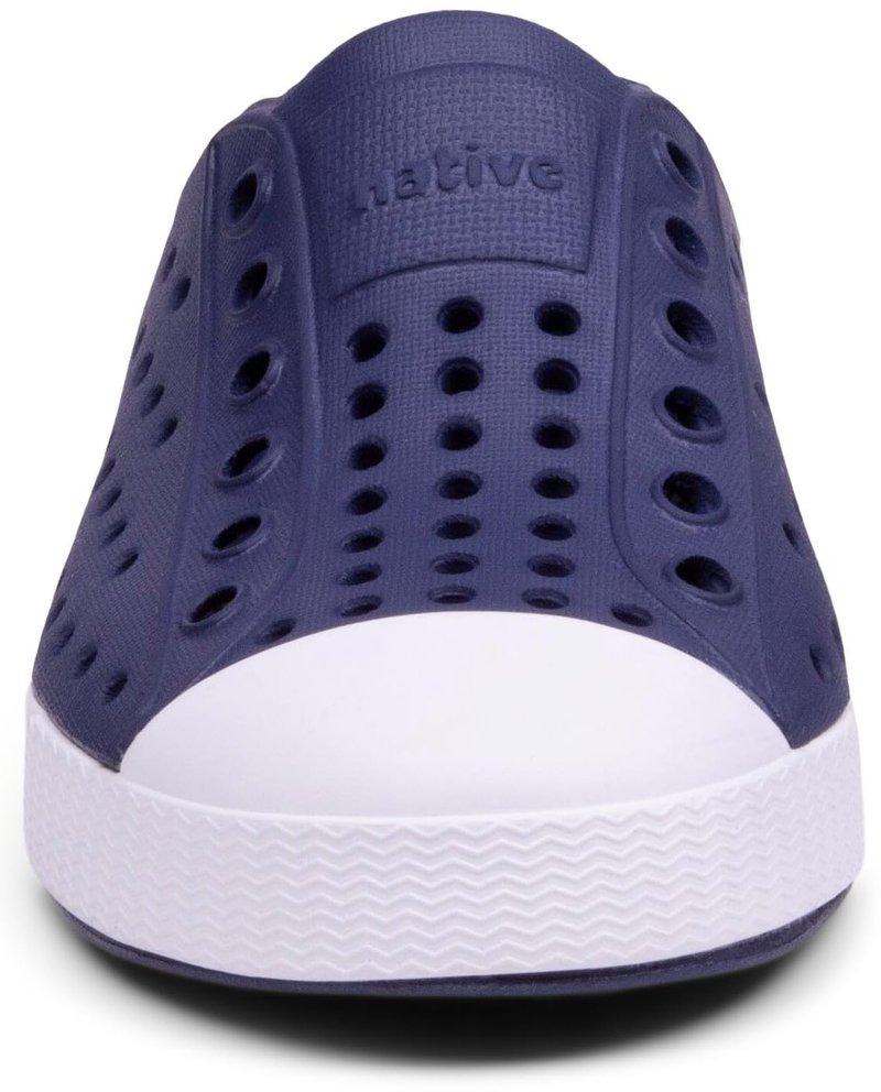 Native Shoes Unisex-Kids Jefferson Sneakers, Regatta Blue/Shell White, 12 Little Kid