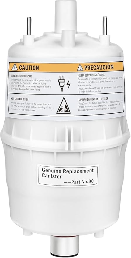 Alinwirsy Upgrade 80 Steam Canister for Aprilaire Steam Humidifier Models 800, 801, 865, 866, 80 Replacement Canister OEM Substitute for Aprilaire Canister, 1 Pack